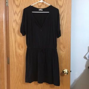 Black short sleeve Caslon dress